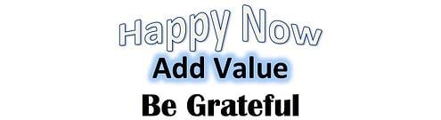 now value grateful