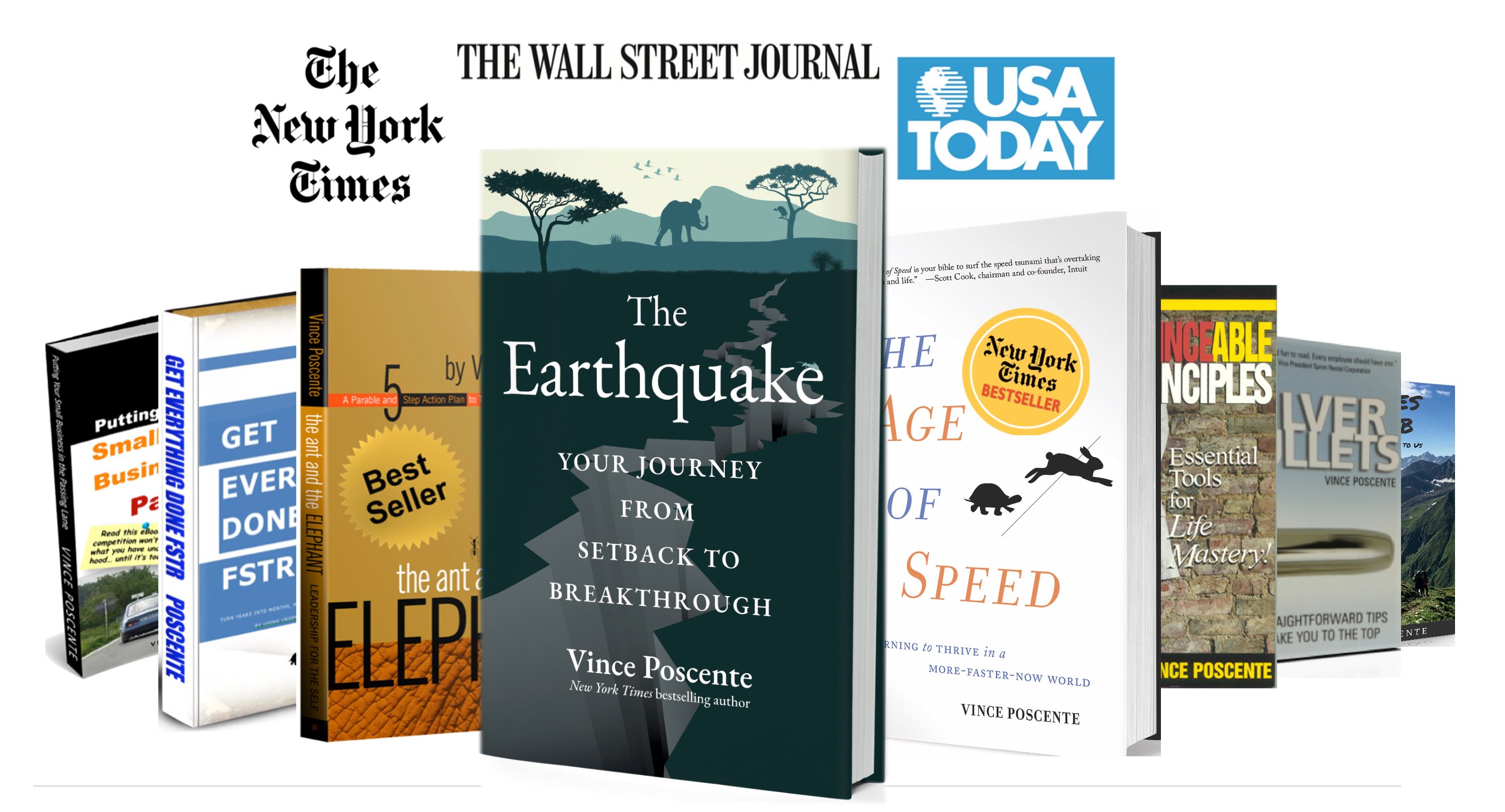 8 Books by Vince Poscente 2021 LoRes