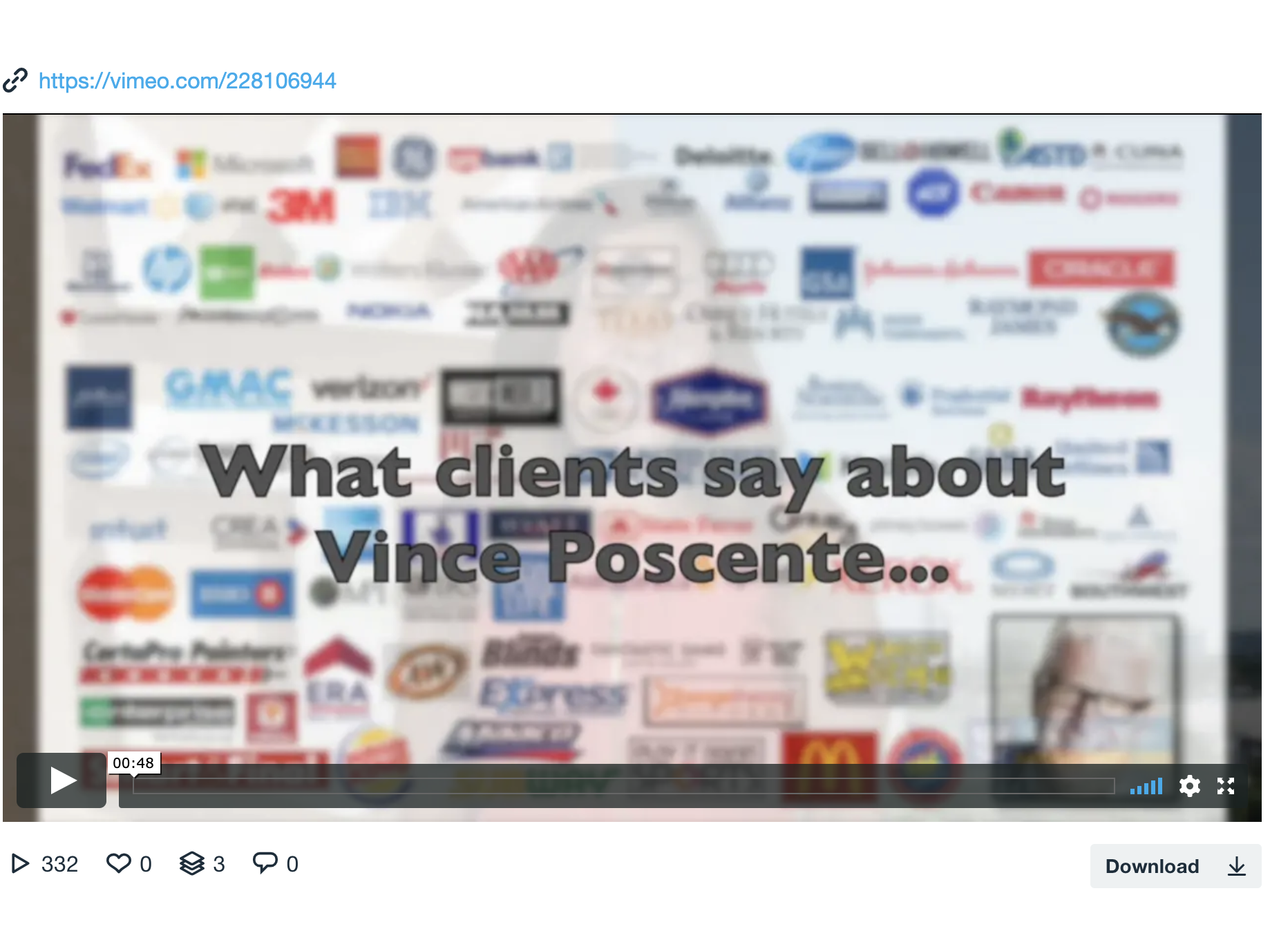 Vince Poscente Safety Speaker Testimonials