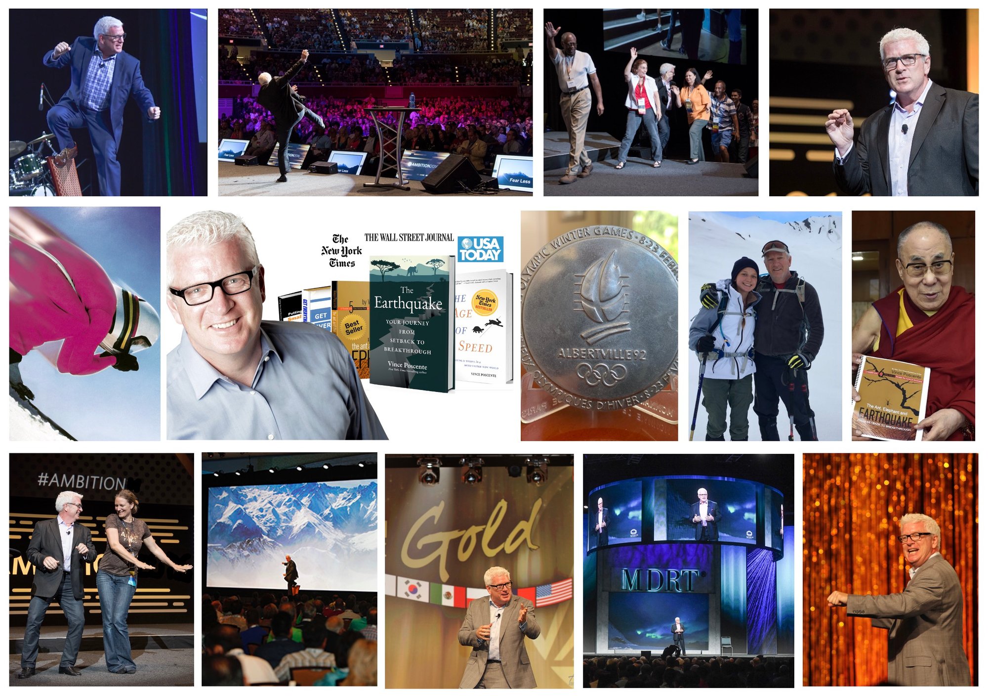 Vince Poscente Keynote Collage Vince Poscente Keynote Collage